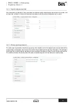 Предварительный просмотр 12 страницы BES DKAC-I Programming Manual