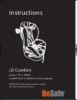 BESAFE iZi Comfort Instructions Manual preview