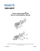 Предварительный просмотр 1 страницы Besam ASSA ABLOY Swingmaster 900 Service And Installation Manual