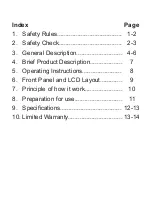 Предварительный просмотр 2 страницы Besantek BST-3PT5 Instruction Manual