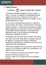 Предварительный просмотр 3 страницы Besantek BST-3PT5 Instruction Manual