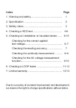 Preview for 2 page of Besantek BST-CHK01 Instruction Manual