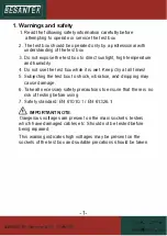 Preview for 3 page of Besantek BST-CHK01 Instruction Manual