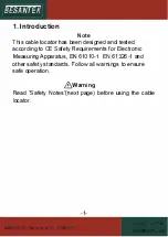 Preview for 3 page of Besantek BST-CL01 Instruction Manual