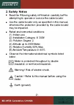 Предварительный просмотр 4 страницы Besantek BST-CL01 Instruction Manual