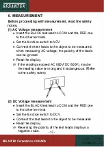 Предварительный просмотр 14 страницы Besantek BST-CM270 Instruction Manual