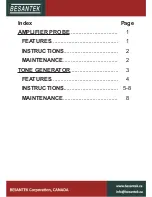 Предварительный просмотр 2 страницы Besantek BST-CT101 Instruction Manual