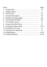 Предварительный просмотр 2 страницы Besantek BST-ELC01 Instruction Manual