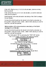 Предварительный просмотр 8 страницы Besantek BST-ELC01 Instruction Manual