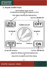 Предварительный просмотр 12 страницы Besantek BST-ELC01 Instruction Manual