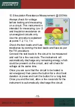 Предварительный просмотр 17 страницы Besantek BST-IT26 Instruction Manual