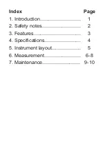 Preview for 2 page of Besantek BST-MT298 Instruction Manual