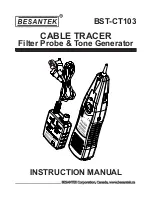 Предварительный просмотр 1 страницы Besantek CABLE TRACER BST-CT103 Instruction Manual