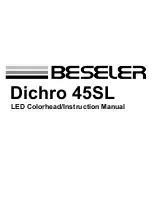 Предварительный просмотр 1 страницы Beseler Dichro 45SL Instruction Manual