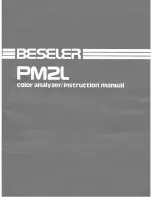 Предварительный просмотр 1 страницы Beseler PM2L Instruction Manual