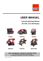 Preview for 1 page of Bessey PV Series User Manual