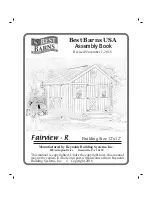 Preview for 1 page of Best Barns Fairview-R Assembly Book