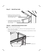 Предварительный просмотр 16 страницы Best Barns Greenbriar II 12x16 Assembly Book