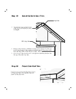 Предварительный просмотр 17 страницы Best Barns Greenbriar II 12x16 Assembly Book