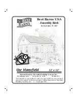 Best Barns Mansfield 12x12 Assembly Book preview