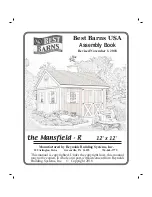 Best Barns Mansfield-R Assembly Book preview