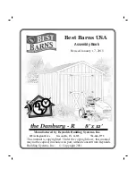 Preview for 1 page of Best Barns the Danbury - R Assembly Book