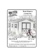 Best Barns the Elm R Assembly Book preview