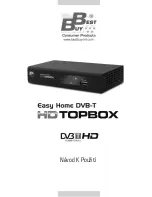 Предварительный просмотр 121 страницы Best Buy Easy Home HD TOPBOX User Manual