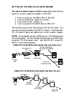 Предварительный просмотр 3 страницы Best Data 56SPX Setup Instructions