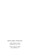 Preview for 22 page of Best Data 56SX-92 Installation Manual