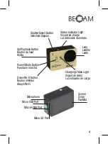 Предварительный просмотр 3 страницы Best Divers Becam 4K EIS Instruction Manual