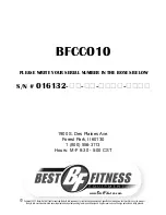 Preview for 22 page of Best Fitness BFCCO10 Owner'S Manual