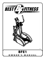 Preview for 1 page of Best Fitness BFE1 Owner'S Manual