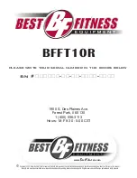 Предварительный просмотр 30 страницы Best Fitness BFFT10R Owner'S Manual