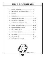 Preview for 2 page of Best Fitness BFSB5 Owner'S Manual