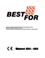 Best For Bistrot 434 Installation And User Manual предпросмотр