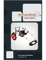 Best Friend Mobility Rear Support Wheelchair User Manual preview