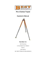 Best Hoist Pro-3 Series Operator'S Manual предпросмотр