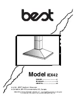 BEST Range Hoods IEX42 Manual preview