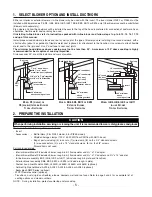 Предварительный просмотр 5 страницы BEST Range Hoods PIK33 Installation Instructions Manual