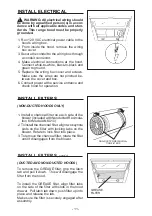 Предварительный просмотр 11 страницы BEST Range Hoods U102I Manual