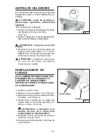 Preview for 19 page of BEST Range Hoods WC23E Instructions Manual