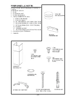 Preview for 20 page of BEST Range Hoods WC23E Instructions Manual