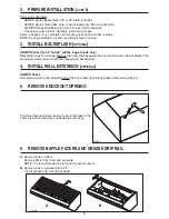 Preview for 5 page of BEST Range Hoods WPD38I SERIES Installation Instructions Manual