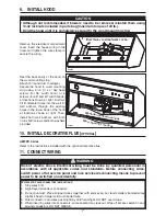 Preview for 7 page of BEST Range Hoods WPD38I SERIES Installation Instructions Manual