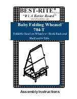 Best-Rite Baby Folding Wheasel 784-T Assembly Instructions preview