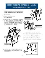 Preview for 3 page of Best-Rite Baby Folding Wheasel 784-T Assembly Instructions