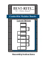 Best-Rite Combo-Rite  C Assembly Instructions Manual preview