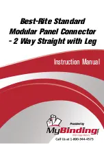 Preview for 1 page of Best-Rite Modular Room Divider Assembly Instructions Manual