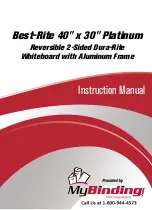 Best-Rite Platinum Reversible 669RU Assembly Instructions Manual preview